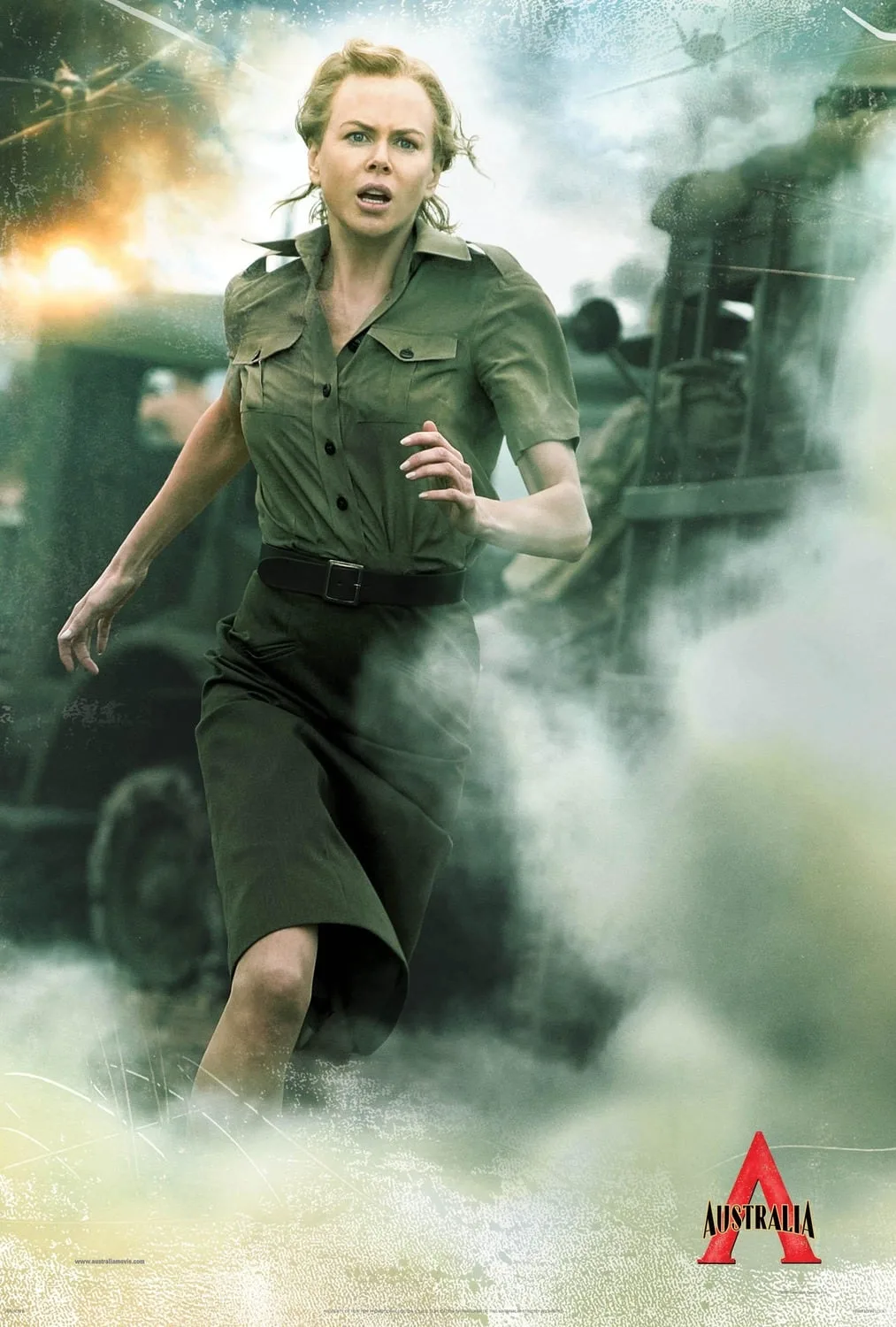 Nicole Kidman as Lady Sarah Ashley on the Australia movie poster