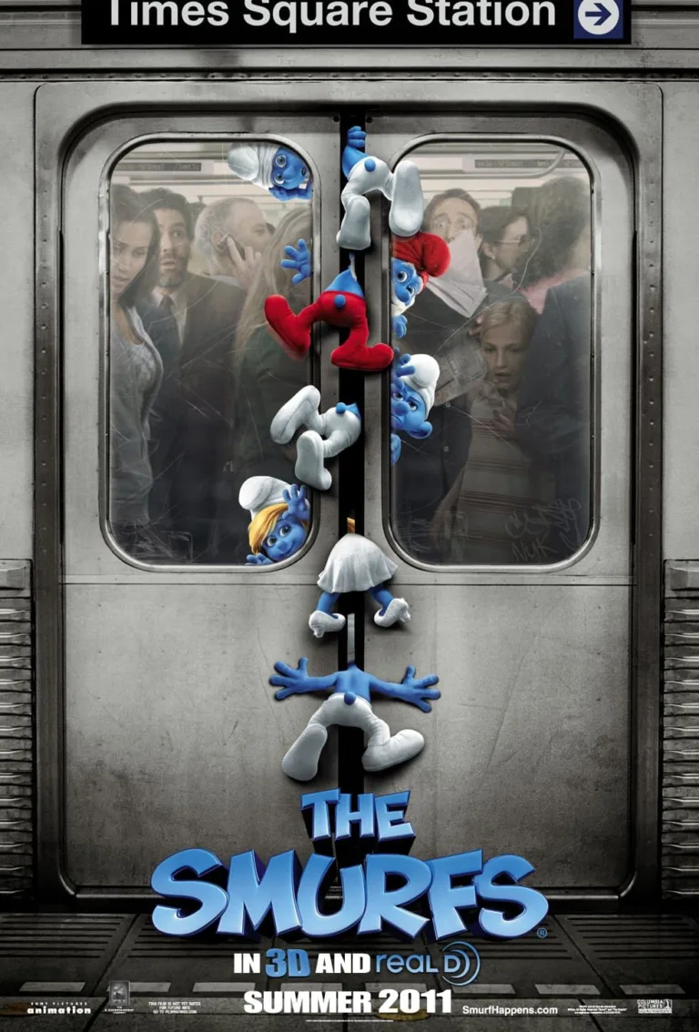 The Smurfs Movie Poster 3D - 2011 Film