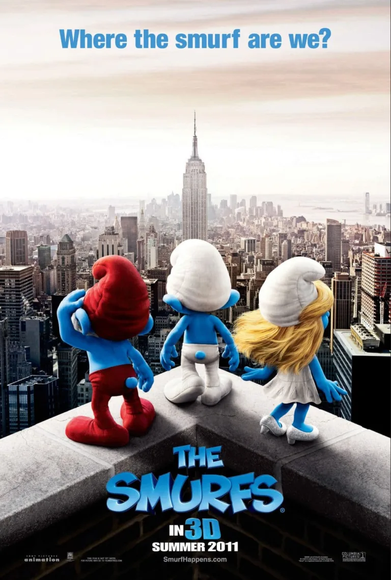 The Smurfs Movie Poster 3D - 2011 Film