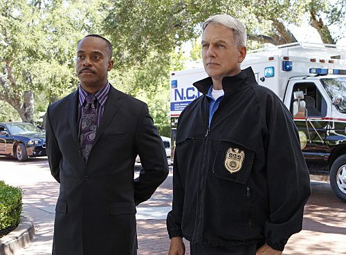 "Nature of the Beast" -- After spending months tracking down his target, Tony is left with the blood of an NCIS agent on his hands and it's up to Gibbs (Mark Harmon, right)  to help him put the pieces of the puzzle together, on the ninth season premiere of NCIS, Tuesday, Sept. 20 (8:00-9:00 PM, ET/PT) on the CBS Television Network. Also pictured: Rocky Carroll, left  Photo: Sonja Flemming/CBS ©2011 CBS Broadcasting Inc. All Rights Reserved