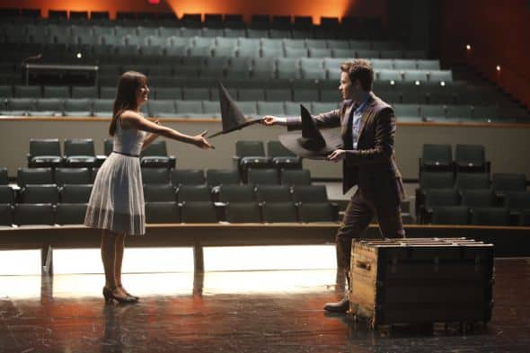 GLEE:  Rachel (Lea Michele) and Kurt (Chris Colfer)  in "The Purple Piano Project" the season premiere episode of GLEE airing Tuesday, Sept. 20 (8:00-9:00 PM ET/PT) on FOX. ©2011 Fox Broadcasting Co. Cr: Adam Rose/FOX