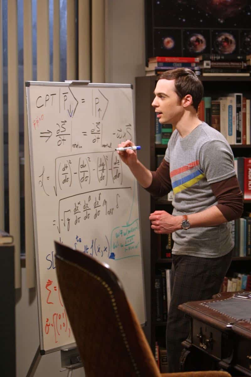 "The Good Guy Fluctuation" -- A cute comic book artist puts Leonard and Priya's relationship to the test, while Sheldon (Jim Parsons) tries to scare the guys for Halloween, on THE BIG BANG THEORY, Thursday Oct. 27 (8:00 - 8:31 PM, ET/PT) on the CBS Television Network.   Photo: Monty Brinton/CBS ÃÂ©2011 CBS Broadcasting Inc. All Rights Reserved