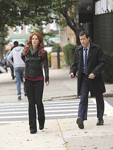 "Lost Things" -- Carrie (Poppy Montgomery) and Al (Dylan Walsh) investigate the death of a public defender, only to discover that the killer has a larger plan which may lead to a second murder, on UNFORGETTABLE, Tuesday, Nov 8  (10:00 – 11:00 PM ET/PT) on the CBS Television Network Photo: Heather Wines/CBS ©2011 CBS Broadcasting, Inc. All Rights Reserved #Unforgettable