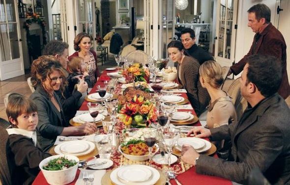 CLOCKWISE FROM BOTTOM LEFT: GRIFFIN GLUCK, A.J. LANGER, TIM DALY, AMY BRENNEMAN, BENJAMIN BRATT, CATERINA SCORSONE, KADEE STRICKLAND, BRIAN BENBEN, PAUL ADELSTEIN