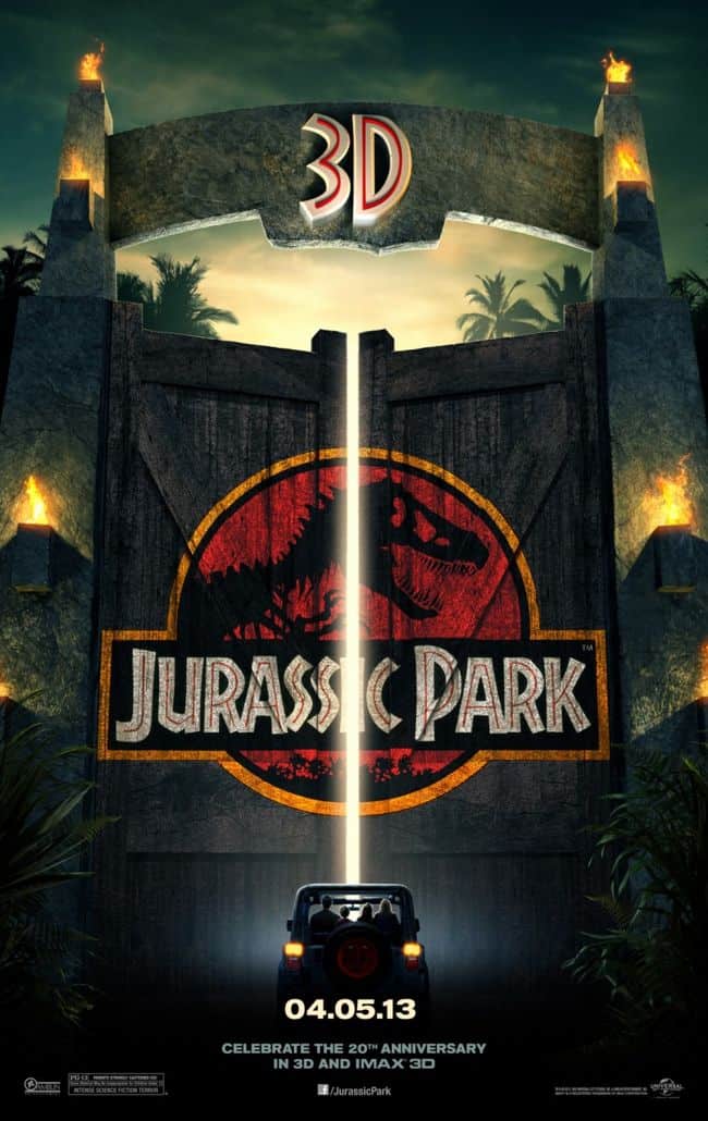 Jurassic Park 3D Poster