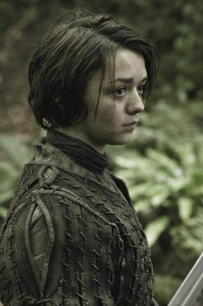 Maisie Williams as Arya Stark Game Of Thrones Season 3 Cast
