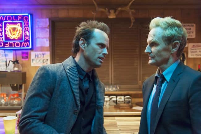 Walton Goggins as Boyd Crowder, Jere Burns as Wynn Duffy Justified