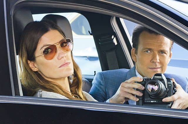 Jennifer Carpenter as Debra Morgan and Sean Patrick Flanery as Jacob Elroy in Dexter