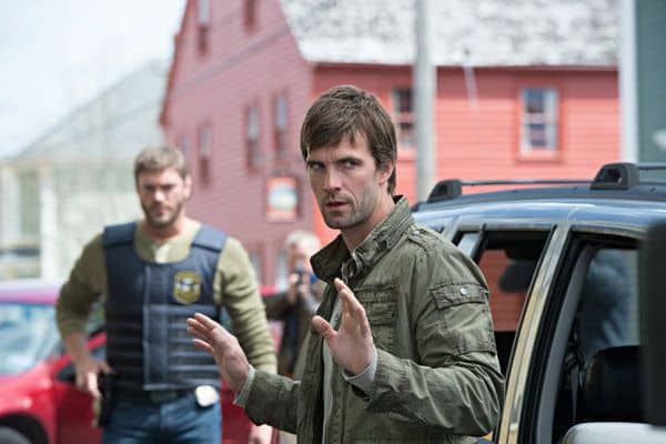 Adam Copeland as Dwight Hendrickson, Lucas Bryant as Nathan Wuornos Haven Season 4 Adam Copeland as Dwight Hendrickson, Lucas Bryant as Nathan Wuornos Haven Season 4