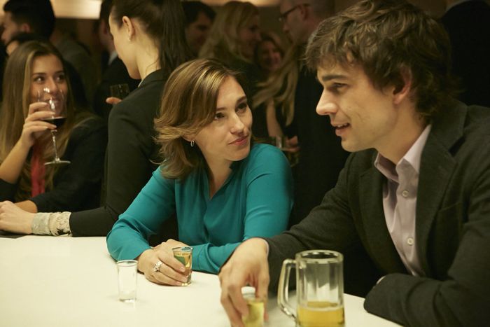 Covert Affairs Season 5 Amy Jo Johnson as Hayley, Christopher Gorham as Auggie Anderson Covert Affairs Season 5 Amy Jo Johnson as Hayley, Christopher Gorham as Auggie Anderson