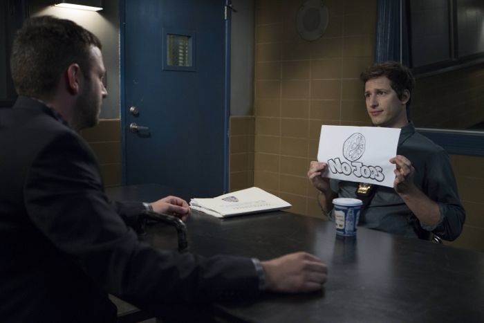 BROOKLYN NINE NINE Season 2 Episode 2 Photos Chocolate Milk 2 ©2014 Fox Braodcasting Co. CR: John Fleenor/FOX