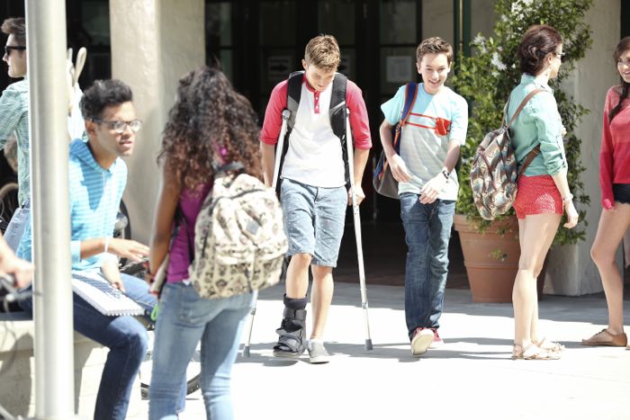 THE FOSTERS - "Wreckage" - In the season premiere, summer has brought many changes for the Adams Foster family. (ABC Family/Adam Taylor) GAVIN MACINTOSH, HAYDEN BYERLY