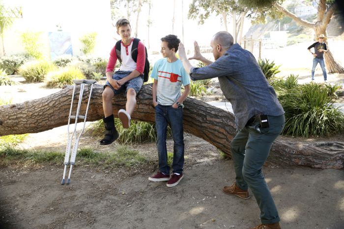 THE FOSTERS - "Wreckage" - In the season premiere, summer has brought many changes for the Adams Foster family. (ABC Family/Adam Taylor) GAVIN MACINTOSH, HAYDEN BYERLY, PETER PAIGE (DIRECTOR)