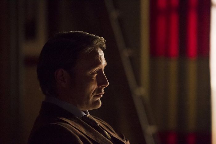 HANNIBAL -- "Secondo" Episode 303 -- Pictured: Mads Mikkelsen as Hannibal Lecter -- (Photo by: Brooke Palmer/NBC)