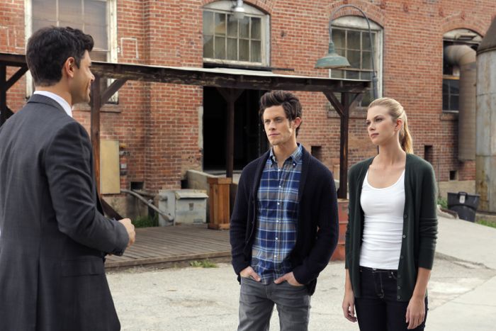 STITCHERS - "Friends in Low Places" - Kirsten crosses paths with Detective Fisher again when they end up working on the same overdose death of a young woman in an all-new episode of “Stitchers,” airing Tuesday, June 9, 2015 at 9:00PM ET/PT on ABC Family. (ABC Family/Tony Rivetti) DAMON DAYOUB, KYLE HARRIS, EMMA ISHTA