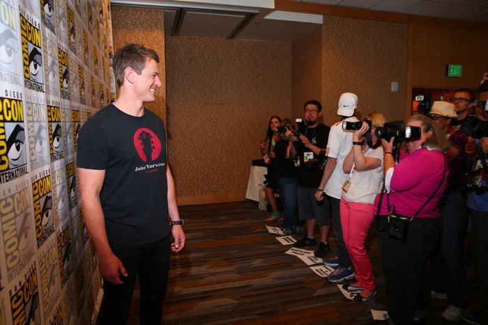 COMIC-CON INTERNATIONAL: SAN DIEGO 2015 -- "The Player" Panel & Red Carpet -- Pictured: Philip Winchester, Thursday, July 9, 2015, from San Diego Convention Center, San Diego, Calif. -- (Photo by: Mark Davis/NBC)
