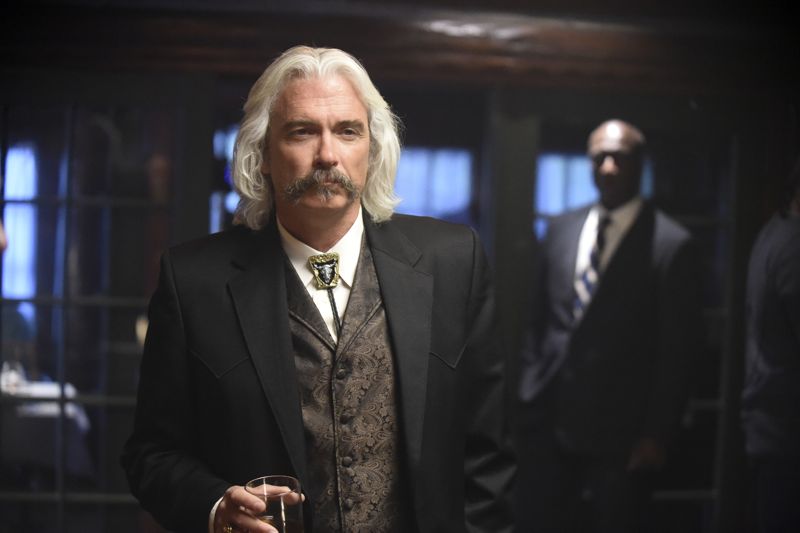 BLOOD & OIL - "The Ripple Effect" - The aftermath of the robbery has suspicions flying as all signs indicate an inside job at Briggs Oil. Wick scrambles to do everything he can to hide his involvement, but his accomplice may prove to be too much of a wild card and expose Wick's part in the crime that nearly killed his father. Meanwhile, the arrival of Hap's daughter, Lacey, stokes a rivalry with Carla, Hap's wife. Also, Billy continues to be seduced by Hap's world and jumps into another deal with him without consulting his wife, Cody, on "Blood & Oil," airing SUNDAY, OCTOBER 4 (9:00-10:01 p.m., ET), on the ABC Television Network. (ABC/Fred Hayes) MARTY COLLINS