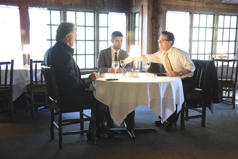 BLOOD & OIL - "The Ripple Effect" - The aftermath of the robbery has suspicions flying as all signs indicate an inside job at Briggs Oil. Wick scrambles to do everything he can to hide his involvement, but his accomplice may prove to be too much of a wild card and expose Wick's part in the crime that nearly killed his father. Meanwhile, the arrival of Hap's daughter, Lacey, stokes a rivalry with Carla, Hap's wife. Also, Billy continues to be seduced by Hap's world and jumps into another deal with him without consulting his wife, Cody, on "Blood & Oil," airing SUNDAY, OCTOBER 4 (9:00-10:01 p.m., ET), on the ABC Television Network. (ABC/Fred Hayes) DON JOHNSON, CHACE CRAWFORD, DARREN EWING