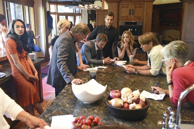 BLOOD & OIL - "The Ripple Effect" - The aftermath of the robbery has suspicions flying as all signs indicate an inside job at Briggs Oil. Wick scrambles to do everything he can to hide his involvement, but his accomplice may prove to be too much of a wild card and expose Wick's part in the crime that nearly killed his father. Meanwhile, the arrival of Hap's daughter, Lacey, stokes a rivalry with Carla, Hap's wife. Also, Billy continues to be seduced by Hap's world and jumps into another deal with him without consulting his wife, Cody, on "Blood & Oil," airing SUNDAY, OCTOBER 4 (9:00-10:01 p.m., ET), on the ABC Television Network. (ABC/Fred Hayes) AURORA PERRINEAU, AMBER VALLETTA, DON JOHNSON, CHACE CRAWFORD, SCOTT MICHAEL FOSTER, REBECCA RITTENHOUSE, JONAS PATE (EXECUTIVE PRODUCER/DIRECTOR)