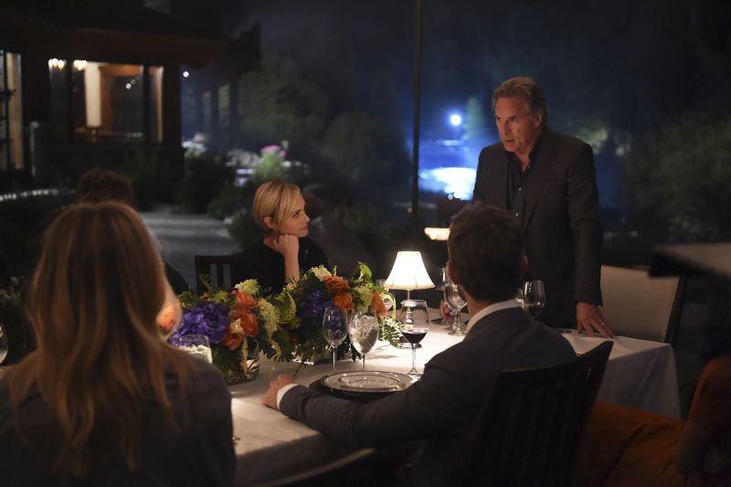 BLOOD & OIL - "The Ripple Effect" - The aftermath of the robbery has suspicions flying as all signs indicate an inside job at Briggs Oil. Wick scrambles to do everything he can to hide his involvement, but his accomplice may prove to be too much of a wild card and expose Wick's part in the crime that nearly killed his father. Meanwhile, the arrival of Hap's daughter, Lacey, stokes a rivalry with Carla, Hap's wife. Also, Billy continues to be seduced by Hap's world and jumps into another deal with him without consulting his wife, Cody, on "Blood & Oil," airing SUNDAY, OCTOBER 4 (9:00-10:01 p.m., ET), on the ABC Television Network. (ABC/Fred Hayes) AMBER VALLETTA, DON JOHNSON