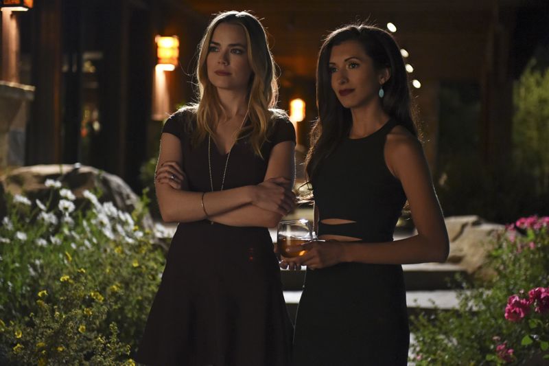 BLOOD & OIL - "The Ripple Effect" - The aftermath of the robbery has suspicions flying as all signs indicate an inside job at Briggs Oil. Wick scrambles to do everything he can to hide his involvement, but his accomplice may prove to be too much of a wild card and expose Wick's part in the crime that nearly killed his father. Meanwhile, the arrival of Hap's daughter, Lacey, stokes a rivalry with Carla, Hap's wife. Also, Billy continues to be seduced by Hap's world and jumps into another deal with him without consulting his wife, Cody, on "Blood & Oil," airing SUNDAY, OCTOBER 4 (9:00-10:01 p.m., ET), on the ABC Television Network. (ABC/Fred Hayes) REBECCA RITTENHOUSE, INDIA DE BEAUFORT