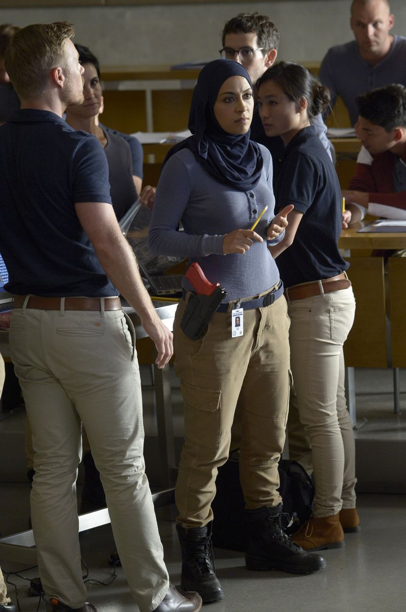 QUANTICO - "America" -- Alex is on the run and must outsmart Liam and his team to get into her apartment for anything that could help clear her name. Meanwhile, in a flashback to Quantico training, the NATS are tasked with finding a needle in a haystack while looking for potential threats to national security, on "Quantico" SUNDAY, OCTOBER 4 (10:01--11:00 p.m., ET) on the ABC Television Network. (ABC/Phillippe Bosse) YASMINE AL MASSRI