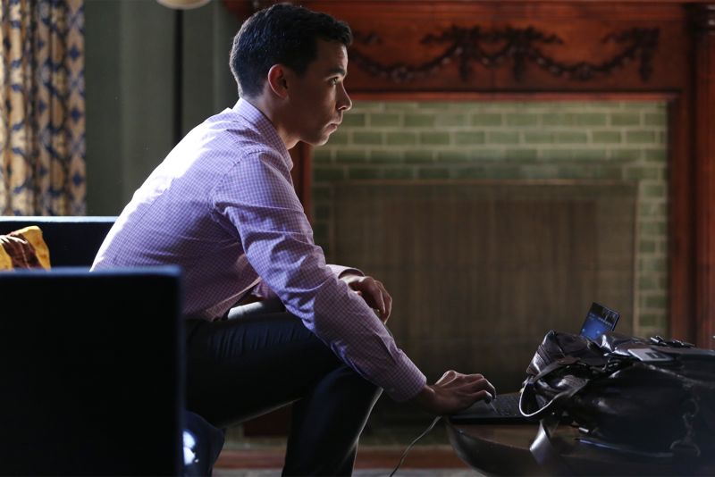 HOW TO GET AWAY WITH MURDER - "I Want You to Die" - Annalise and the team are hired to represent a client accused of badgering somebody to the point of suicide. Meanwhile, Eve returns to defend Nate after ADA Sinclair serves him for a possible new murder charge, and Bonnie learns about what happened at Trotter Lake, on "How to Get Away with Murder," THURSDAY, NOVEMBER 5 (10:00-11:00 p.m., ET) on the ABC Television Network. (ABC/John Fleenor) CONRAD RICAMORA