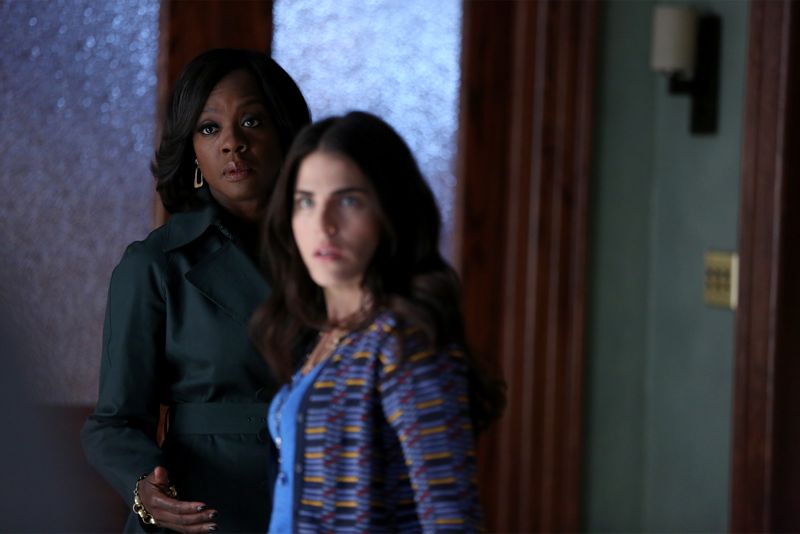 HOW TO GET AWAY WITH MURDER - "I Want You to Die" - Annalise and the team are hired to represent a client accused of badgering somebody to the point of suicide. Meanwhile, Eve returns to defend Nate after ADA Sinclair serves him for a possible new murder charge, and Bonnie learns about what happened at Trotter Lake, on "How to Get Away with Murder," THURSDAY, NOVEMBER 5 (10:00-11:00 p.m., ET) on the ABC Television Network. (ABC/John Fleenor) VIOLA DAVIS, KARLA SOUZA