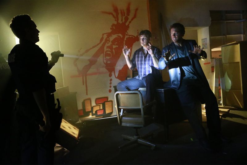 CASTLE Season 8 Episode 6 Photos Cool Boys 23 CASTLE - "Cool Boys" - Detective Slaughter (guest star Adam Baldwin) returns to enlist Castle's help in solving a high-stakes robbery case. But when a body is found linked to the crime, Slaughter becomes the number one suspect in the heist turned murder, while Castle has to determine whether he's guilty or help to prove he's innocent. "Cool Boys" will air on MONDAY, NOVEMBER 9 (10:01-11:00 p.m. ET/PT) on the ABC Television Network. (ABC/Mitch Haaseth) NATHAN FILLION, ADAM BALDWIN