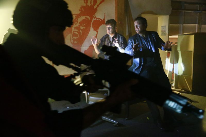 CASTLE Season 8 Episode 6 Photos Cool Boys 22 CASTLE - "Cool Boys" - Detective Slaughter (guest star Adam Baldwin) returns to enlist Castle's help in solving a high-stakes robbery case. But when a body is found linked to the crime, Slaughter becomes the number one suspect in the heist turned murder, while Castle has to determine whether he's guilty or help to prove he's innocent. "Cool Boys" will air on MONDAY, NOVEMBER 9 (10:01-11:00 p.m. ET/PT) on the ABC Television Network. (ABC/Mitch Haaseth) NATHAN FILLION, ADAM BALDWIN