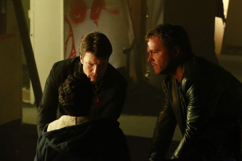 CASTLE Season 8 Episode 6 Photos Cool Boys 19 CASTLE - "Cool Boys" - Detective Slaughter (guest star Adam Baldwin) returns to enlist Castle's help in solving a high-stakes robbery case. But when a body is found linked to the crime, Slaughter becomes the number one suspect in the heist turned murder, while Castle has to determine whether he's guilty or help to prove he's innocent. "Cool Boys" will air on MONDAY, NOVEMBER 9 (10:01-11:00 p.m. ET/PT) on the ABC Television Network. (ABC/Mitch Haaseth) NATHAN FILLION, ADAM BALDWIN