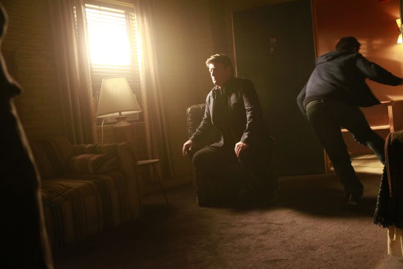 CASTLE Season 8 Episode 6 Photos Cool Boys 13 CASTLE - "Cool Boys" - Detective Slaughter (guest star Adam Baldwin) returns to enlist Castle's help in solving a high-stakes robbery case. But when a body is found linked to the crime, Slaughter becomes the number one suspect in the heist turned murder, while Castle has to determine whether he's guilty or help to prove he's innocent. "Cool Boys" will air on MONDAY, NOVEMBER 9 (10:01-11:00 p.m. ET/PT) on the ABC Television Network. (ABC/Mitch Haaseth) NATHAN FILLION, BRETT DELBUONO