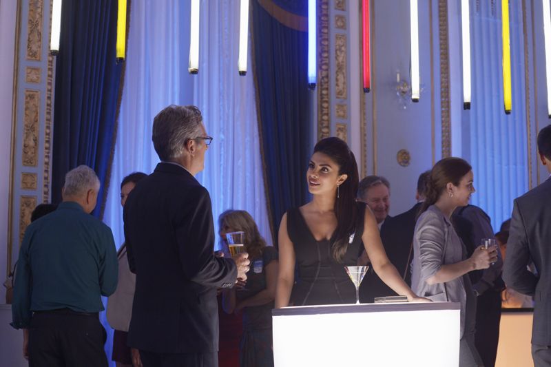 QUANTICO - "Found" - The trainees leave campus for the first time while undergoing their first undercover assignment. With an evening full of unpredictable events, Alex and Ryan find themselves getting close while the recruits' skills are tested. In the future, Alex decides to tell her side of the story and sits down for her first public interview leaving everyone watching to wonder who is really telling the truth, on "Quantico," SUNDAY, OCTOBER 25 (10:01-11:00 p.m., ET) on the ABC Television Network. (ABC/Phillippe Bosse) PRIYANKA CHOPRA