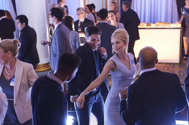 QUANTICO - "Found" - The trainees leave campus for the first time while undergoing their first undercover assignment. With an evening full of unpredictable events, Alex and Ryan find themselves getting close while the recruits' skills are tested. In the future, Alex decides to tell her side of the story and sits down for her first public interview leaving everyone watching to wonder who is really telling the truth, on "Quantico," SUNDAY, OCTOBER 25 (10:01-11:00 p.m., ET) on the ABC Television Network. (ABC/Phillippe Bosse) JOHANNA BRADDY