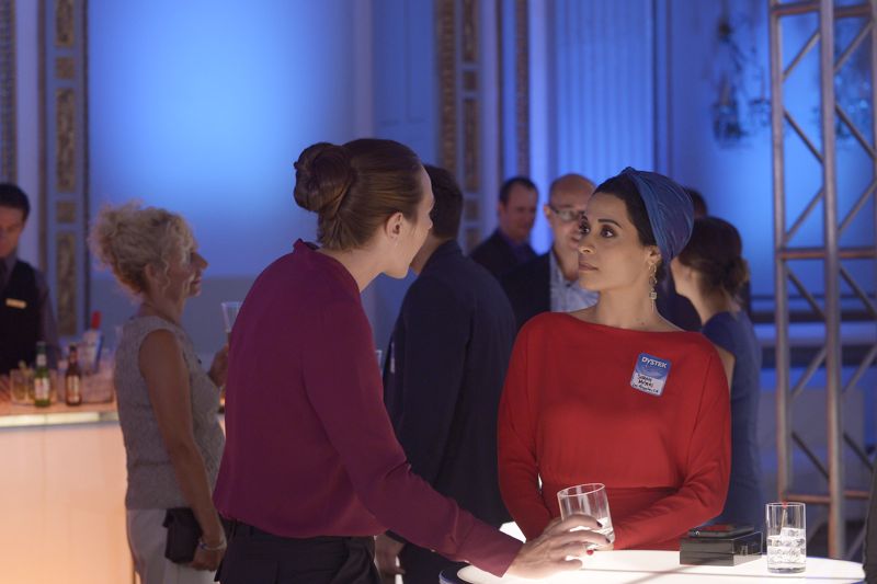 QUANTICO - "Found" - The trainees leave campus for the first time while undergoing their first undercover assignment. With an evening full of unpredictable events, Alex and Ryan find themselves getting close while the recruits' skills are tested. In the future, Alex decides to tell her side of the story and sits down for her first public interview leaving everyone watching to wonder who is really telling the truth, on "Quantico," SUNDAY, OCTOBER 25 (10:01-11:00 p.m., ET) on the ABC Television Network. (ABC/Phillippe Bosse) YASMINE AL MASSRI