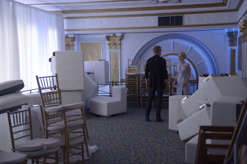 QUANTICO - "Found" - The trainees leave campus for the first time while undergoing their first undercover assignment. With an evening full of unpredictable events, Alex and Ryan find themselves getting close while the recruits' skills are tested. In the future, Alex decides to tell her side of the story and sits down for her first public interview leaving everyone watching to wonder who is really telling the truth, on "Quantico," SUNDAY, OCTOBER 25 (10:01-11:00 p.m., ET) on the ABC Television Network. (ABC/Phillippe Bosse) GRAHAM ROGERS, JOHANNA BRADDY