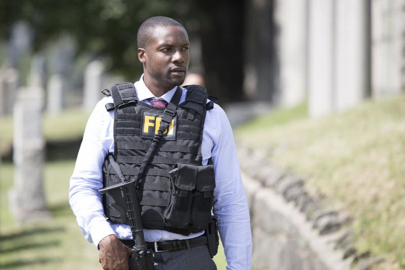 BLINDSPOT -- "Split The Law" Episode 105 -- Pictured: Rob Brown as Edgar Reed -- (Photo by: Paul Sarkis/NBC)