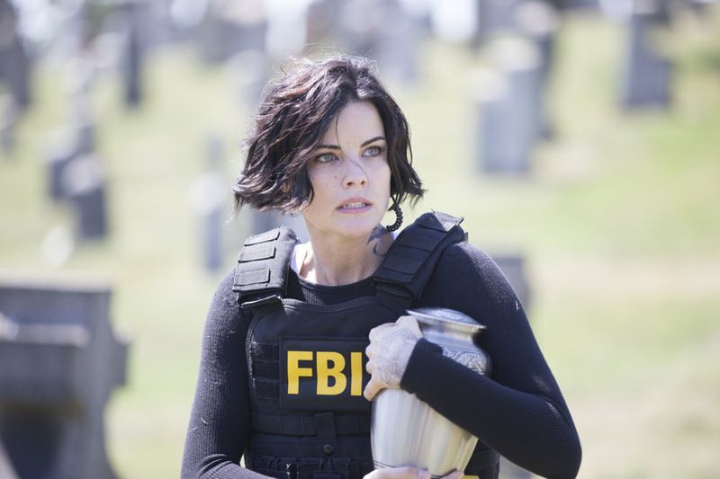 BLINDSPOT -- "Split The Law" Episode 105 -- Pictured: Jaimie Alexander as Jane Doe -- (Photo by: Paul Sarkis/NBC)