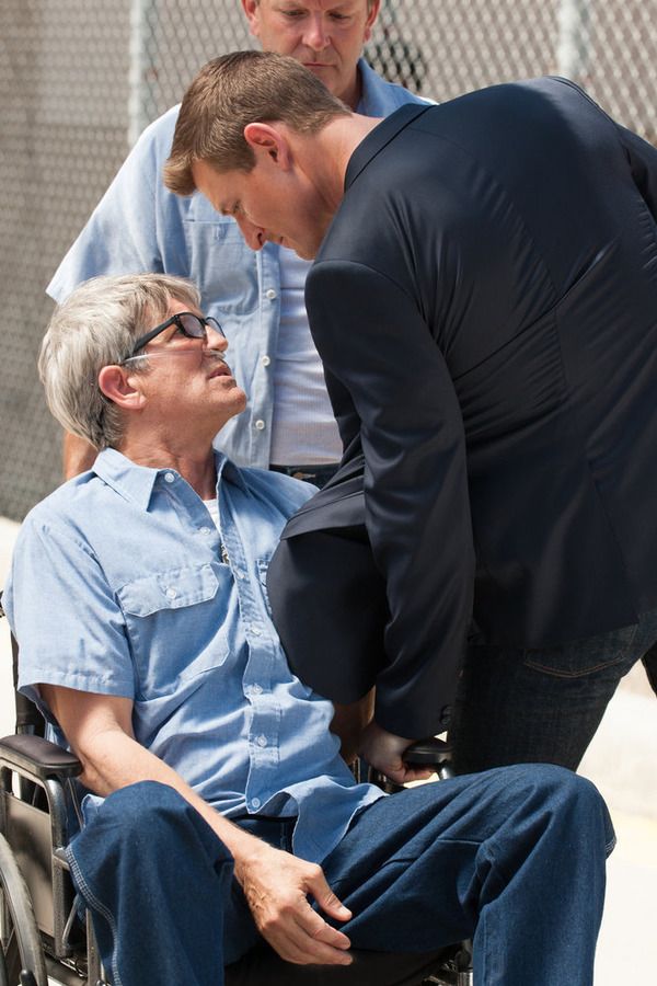 THE PLAYER Season 1 Episode 4 Photos The Big Blind 13 THE PLAYER -- "The Big Blind" Episode 103 -- Pictured: (l-r) Eric Roberts as Pauly Agostino, Philip Winchester as Alex -- (Photo by: Colleen Hayes/NBC)
