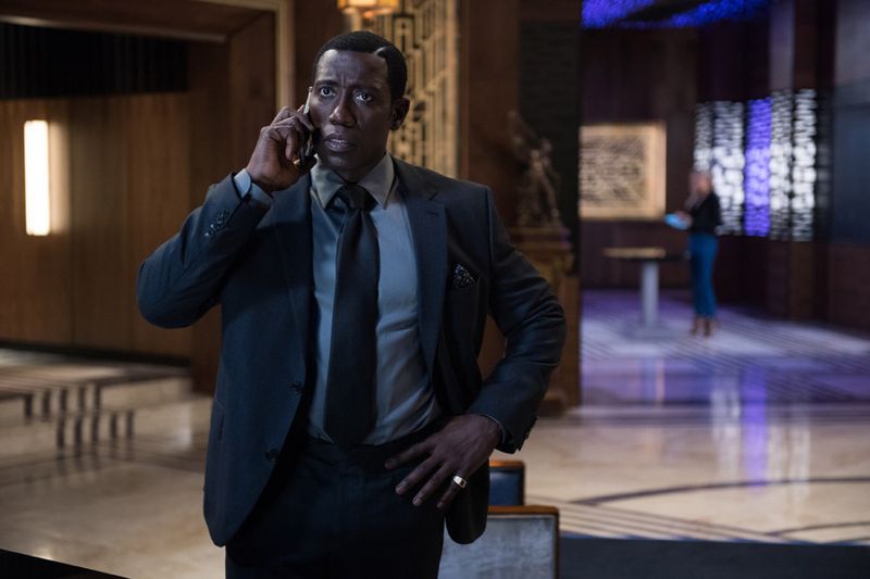 THE PLAYER Season 1 Episode 4 Photos The Big Blind 9 THE PLAYER -- "The Big Blind" Episode 103 -- Pictured: Wesley Snipes as Mr. Johnson -- (Photo by: Colleen Hayes/NBC)