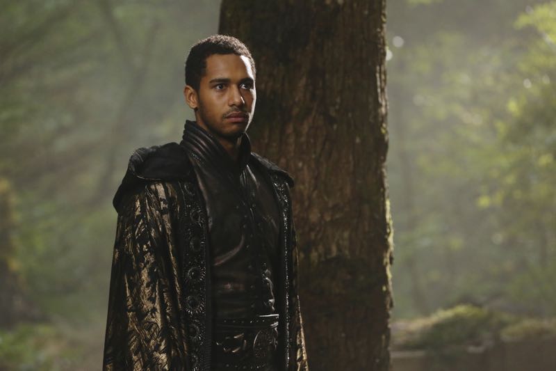 ONCE UPON A TIME - "Nimue" - In Camelot, Merlin spearheads a mission to reunite the dagger with Excalibur so he can use the weapon to save Emma from the darkness threatening her soul. With Zelena in tow, Hook, Mary Margaret, David, Regina and Robin steal into Arthur's castle to take the broken sword from the maniacal king. Meanwhile, Merlin brings Emma along on a journey to confront his ancient nemesis and retrieve the sacred spark he'll need to reforge Excalibur. Both parties are tested, but one suffers a blow that could derail the entire operation. In a flashback to long before the Age of Arthur, young Merlin finds purpose after he is blessed with magic and immortality, but when he falls in love with a young refugee named Nimue, everything changes for Merlin, as their romance starts a chain of events that touches every one of our present day heroes, on "Once Upon a Time," SUNDAY, NOVEMBER 8 (8:00-9:00 p.m., ET) on the ABC Television Network. (ABC/Jack Rowand) ELLIOT KNIGHT