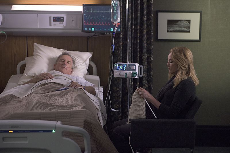 "Arrangement in Grey and Black" - A prominent Boston family reels in the wake of the chilling discovery that someone in their midst is linked to an infamous string of murders, on the series premiere of  "American Gothic," Tuesday, June 22 (10:00-11:00PM, ET/PT), on the CBS Television Network.  Juliet Rylance, Antony Starr, Virginia Madsen, Justin Chatwin, Megan Ketch, Elliot Knight, Stephanie Leonidas and Gabriel Bateman star.  Pictured:  Jamey Sheridan (Mitchell Hawthorne),  Virginia Madsen (Madeline Hawthorne)  Photo: Christos Kalohoridis/CBS ÃÂ©2016 CBS Broadcasting, Inc. All Rights Reserved.