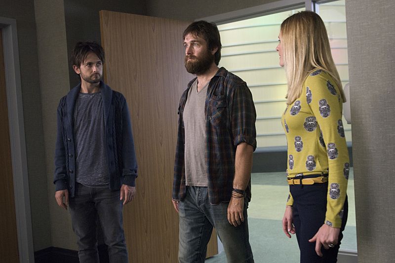 "Arrangement in Grey and Black" - A prominent Boston family reels in the wake of the chilling discovery that someone in their midst is linked to an infamous string of murders, on the series premiere of  "American Gothic," Tuesday, June 22 (10:00-11:00PM, ET/PT), on the CBS Television Network.  Juliet Rylance, Antony Starr, Virginia Madsen, Justin Chatwin, Megan Ketch, Elliot Knight, Stephanie Leonidas and Gabriel Bateman star.  Pictured: Justin Chatwin (Cam Hawthorne), Antony Starr (Garrett Hawthorne), and Megan Ketch (Tessa Ross)  Photo: Christos Kalohoridis/CBS ÃÂ©2016 CBS Broadcasting, Inc. All Rights Reserved.