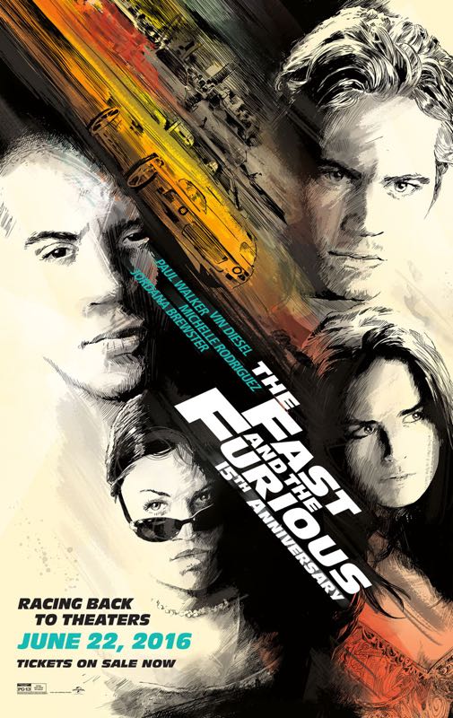 The Fast And The Furious Re Release Poster