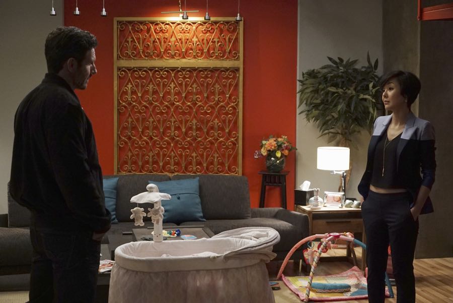 MISTRESSES - “What Happens in Vegas” – Alec makes a surprise visit and turns Karen’s life upside down when he reveals something new in his life. April and Marc butt heads when it comes to parenting Lucy, putting a strain on their relationship. Kate discovers her new love interest has close ties to Joss and Harry. Joss and Harry get invited to Las Vegas by Harry’s new business partner, Jonathan, and Joss snaps unexpectedly just before they are to be married. Based on the hit UK television series of the same name, “Mistresses” airs MONDAY, JULY 11 (10:00-11:00 p.m. EDT), on the ABC Television Network. (ABC/Eric McCandless) ED QUINN, YUNJIN KIM