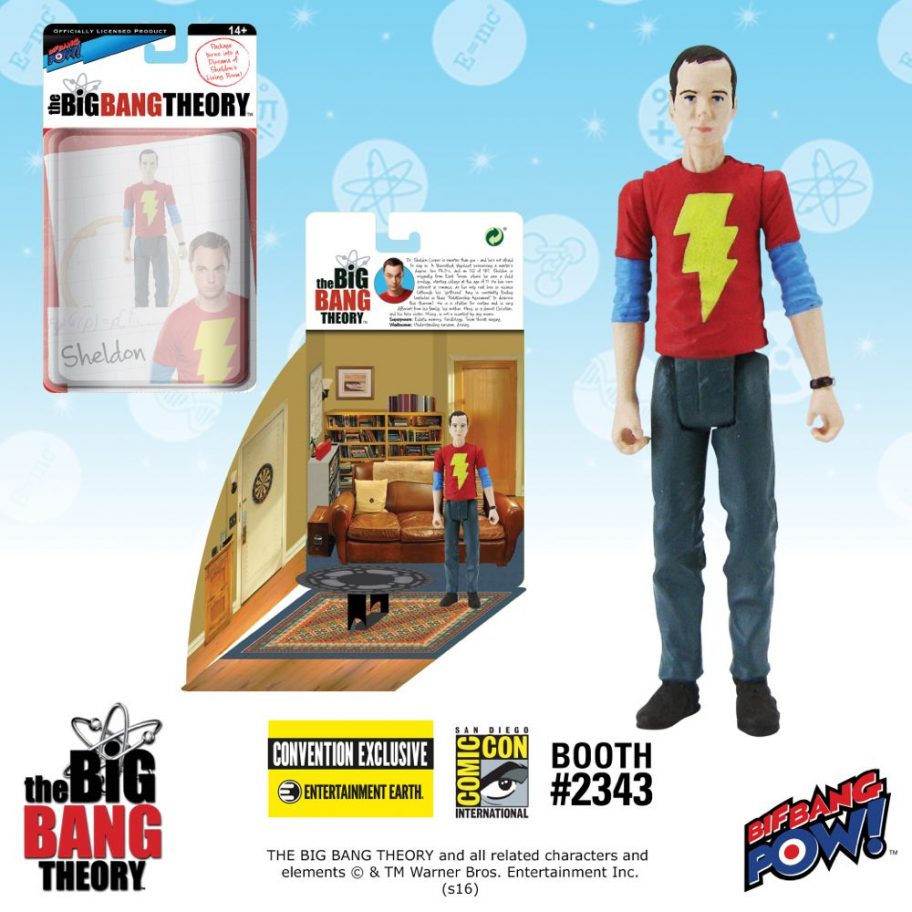 New Sheldon THE BIG BANG THEORY Action Figures ComicCon Exclusives