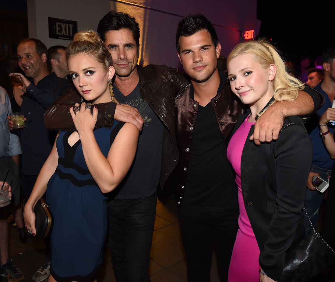 FOX FANFARE ALL-STAR COMIC CON PARTY AT SAN DIEGO COMIC-CON © 2016: Billie Lourd, John Stamos, Taylor Lautner, and Abigail Breslin attend the FOX FANFARE ALL-STAR COMIC CON PARTY AT SAN DIEGO COMIC-CON © 2016 on Friday, July 22 at the Andaz Hotel in San Diego, CA. CR: Frank Micelotta/FOX © 2016 FOX BROADCASTING FOX FANFARE ALL-STAR COMIC CON PARTY AT SAN DIEGO COMIC-CON © 2016: Billie Lourd, John Stamos, Taylor Lautner, and Abigail Breslin attend the FOX FANFARE ALL-STAR COMIC CON PARTY AT SAN DIEGO COMIC-CON © 2016 on Friday, July 22 at the Andaz Hotel in San Diego, CA. CR: Frank Micelotta/FOX © 2016 FOX BROADCASTING