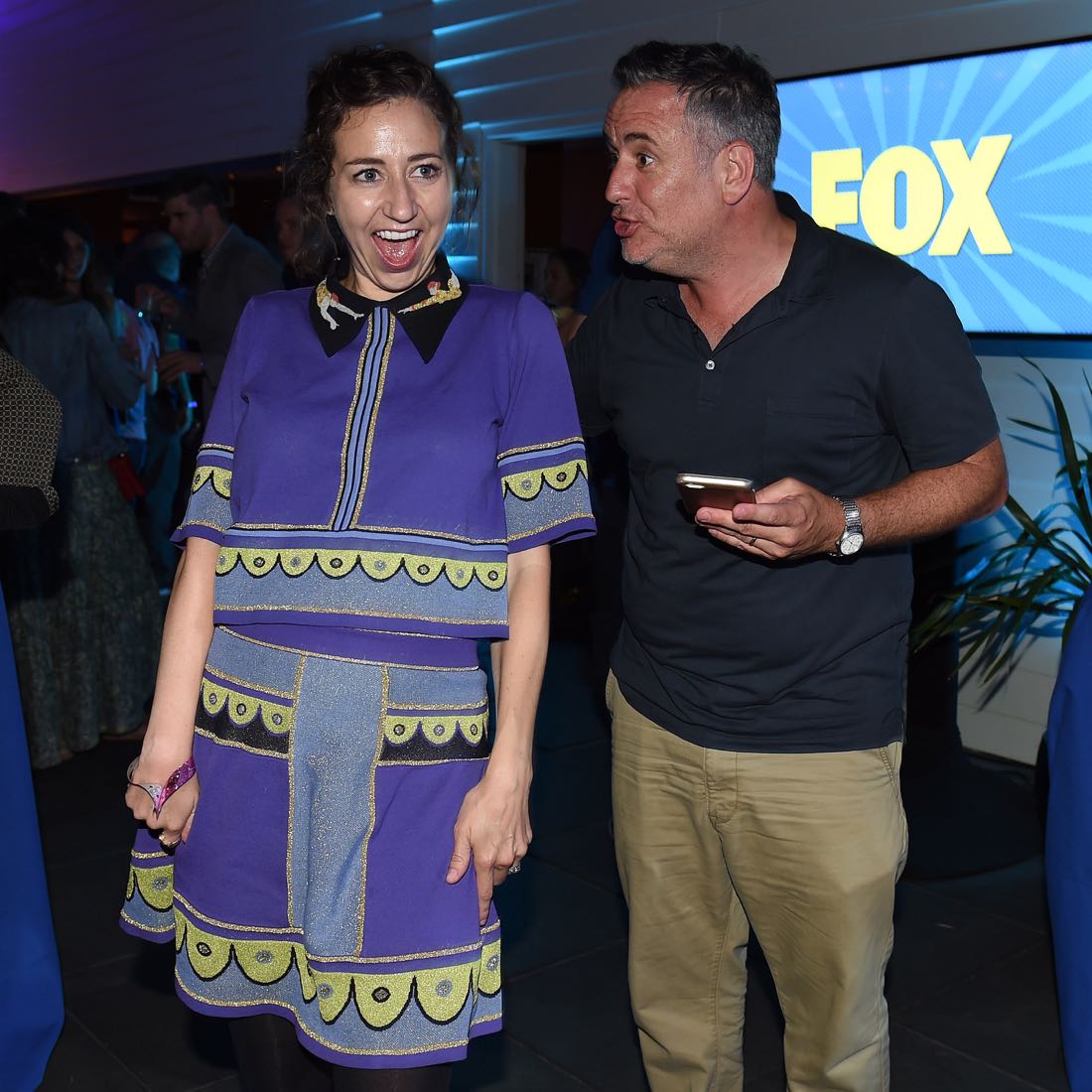 FOX FANFARE ALL-STAR COMIC CON PARTY AT SAN DIEGO COMIC-CON © 2016: Kristen Schaal and Larry Murphy attend the FOX FANFARE ALL-STAR COMIC CON PARTY AT SAN DIEGO COMIC-CON © 2016 on Friday, July 22 at the Andaz Hotel in San Diego, CA. CR: Frank Micelotta/FOX © 2016 FOX BROADCASTING FOX FANFARE ALL-STAR COMIC CON PARTY AT SAN DIEGO COMIC-CON © 2016: Kristen Schaal and Larry Murphy attend the FOX FANFARE ALL-STAR COMIC CON PARTY AT SAN DIEGO COMIC-CON © 2016 on Friday, July 22 at the Andaz Hotel in San Diego, CA. CR: Frank Micelotta/FOX © 2016 FOX BROADCASTING