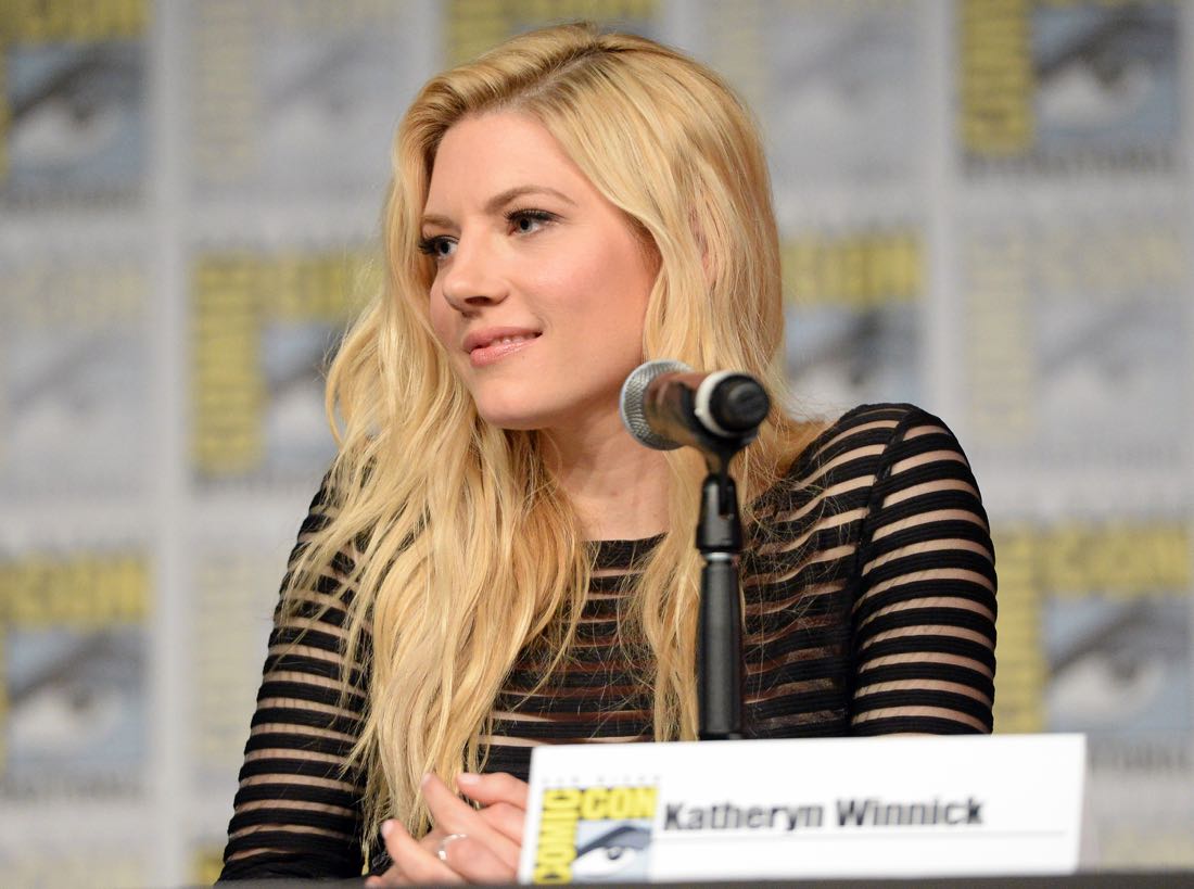 SAN DIEGO, CA - JULY 22: Actress Katheryn Winnick attends the "Vikings" panel during Comic-Con International 2016 at San Diego Convention Center on July 22, 2016 in San Diego, California. (Photo by Charley Gallay/Getty Images for HISTORY )