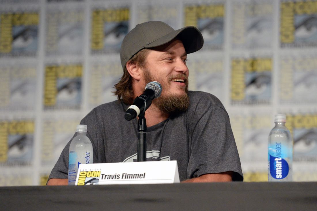 SAN DIEGO, CA - JULY 22: Actor Travis Fimmel attends the "Vikings" panel during Comic-Con International 2016 at San Diego Convention Center on July 22, 2016 in San Diego, California. (Photo by Charley Gallay/Getty Images for HISTORY )